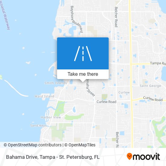 Bahama Drive map