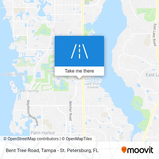 Bent Tree Road map