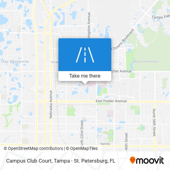 Campus Club Court map