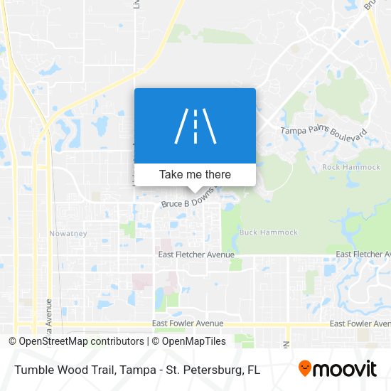 Tumble Wood Trail map