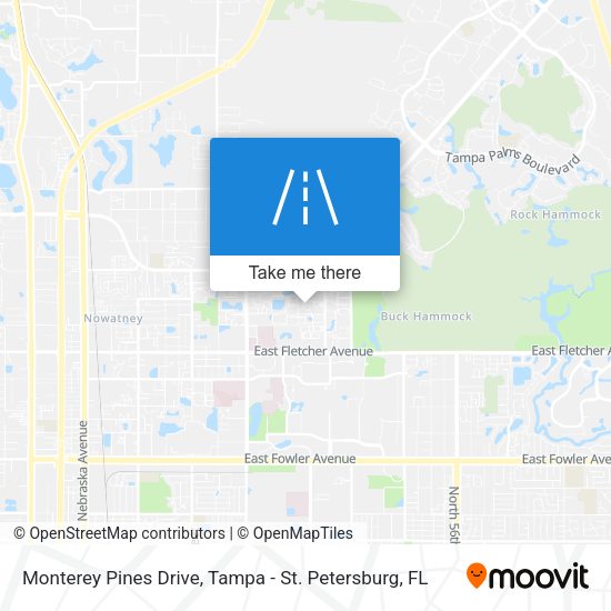 Mapa de Monterey Pines Drive