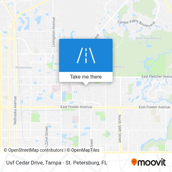 Mapa de Usf Cedar Drive