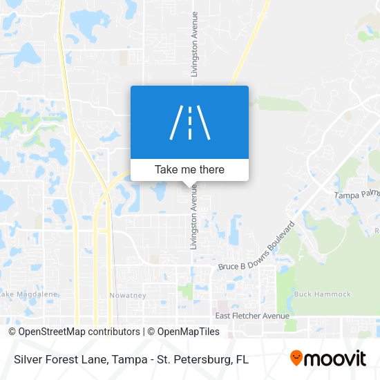 Mapa de Silver Forest Lane