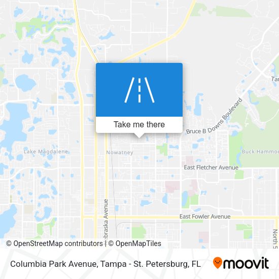 Columbia Park Avenue map