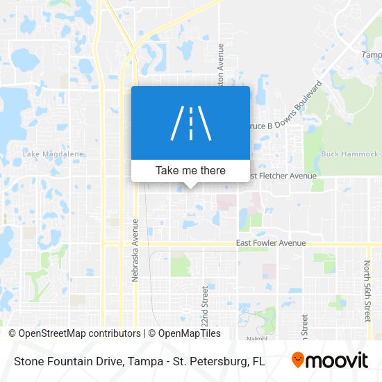 Stone Fountain Drive map