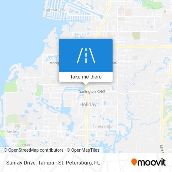 Sunray Drive map