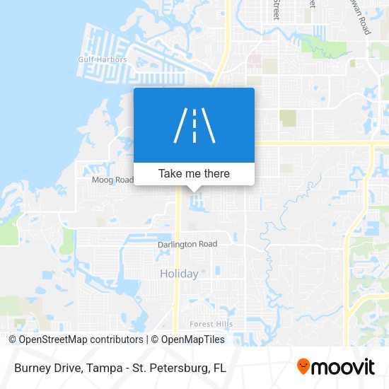 Burney Drive map