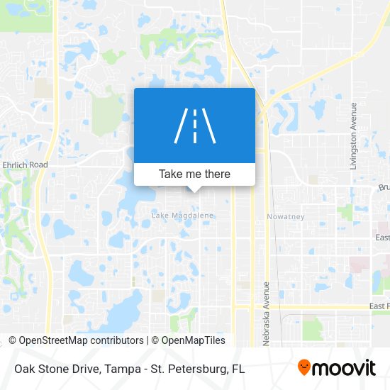 Oak Stone Drive map