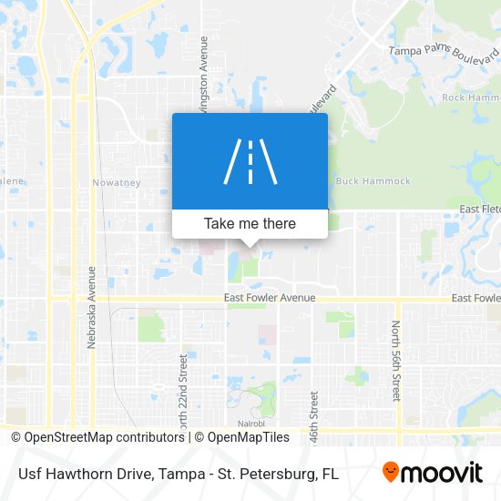 Usf Hawthorn Drive map