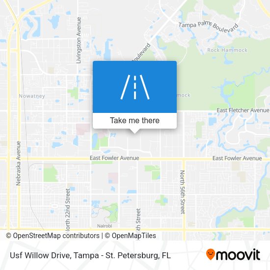 Mapa de Usf Willow Drive