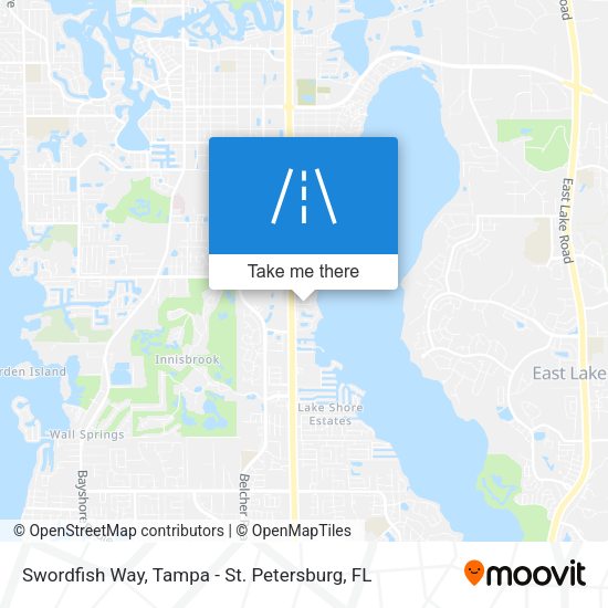 Swordfish Way map