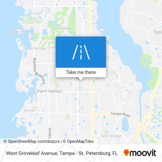 Mapa de West Groveleaf Avenue