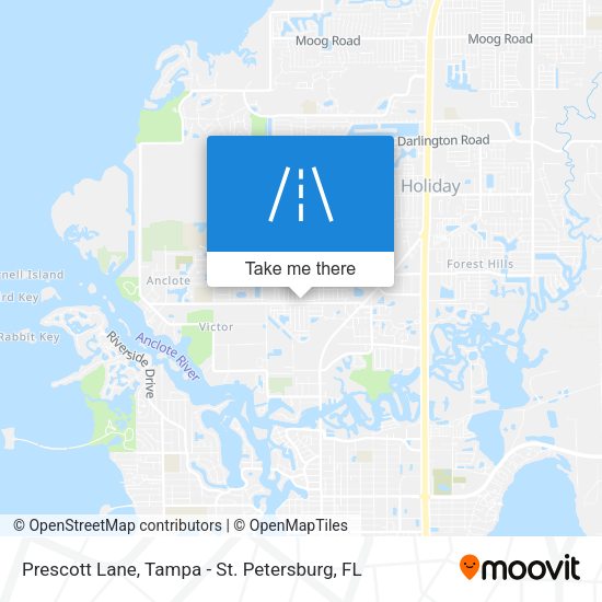 Prescott Lane map