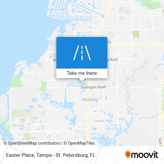 Mapa de Easter Place