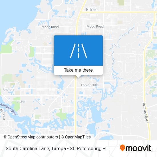 Mapa de South Carolina Lane