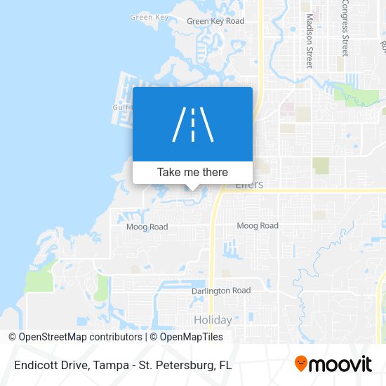 Mapa de Endicott Drive