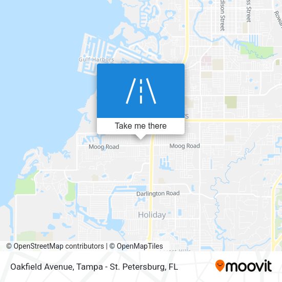 Oakfield Avenue map