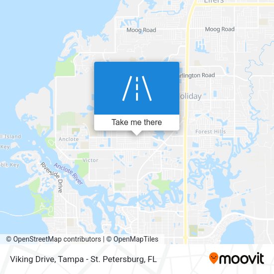 Viking Drive map
