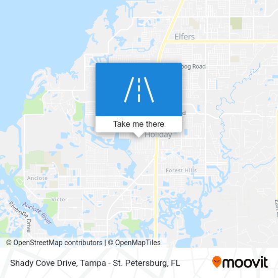 Shady Cove Drive map