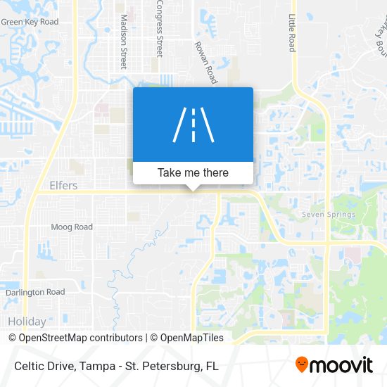 Celtic Drive map