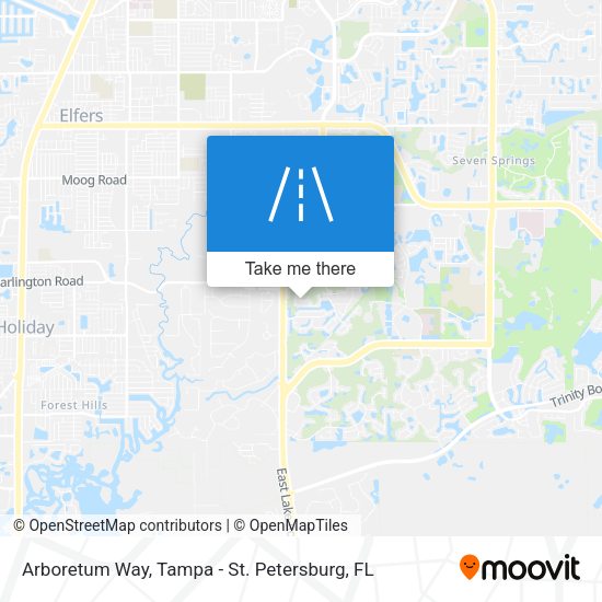 Arboretum Way map