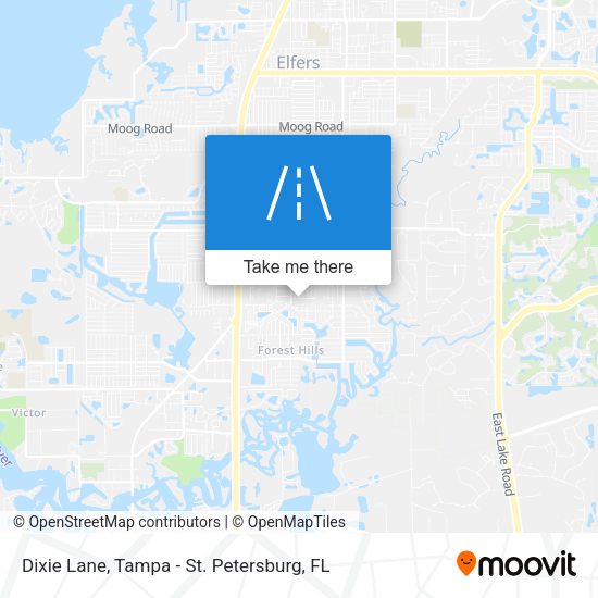 Dixie Lane map