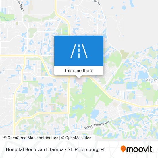Hospital Boulevard map
