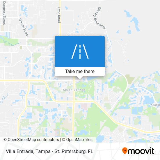 Villa Entrada map