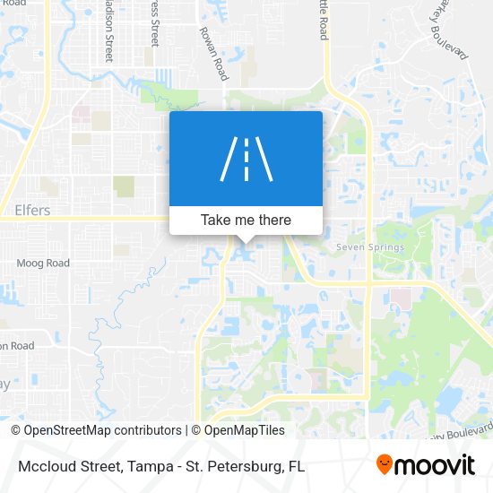 Mapa de Mccloud Street