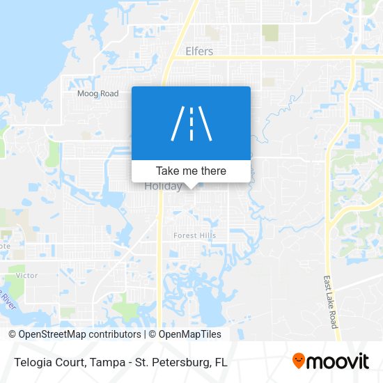 Telogia Court map