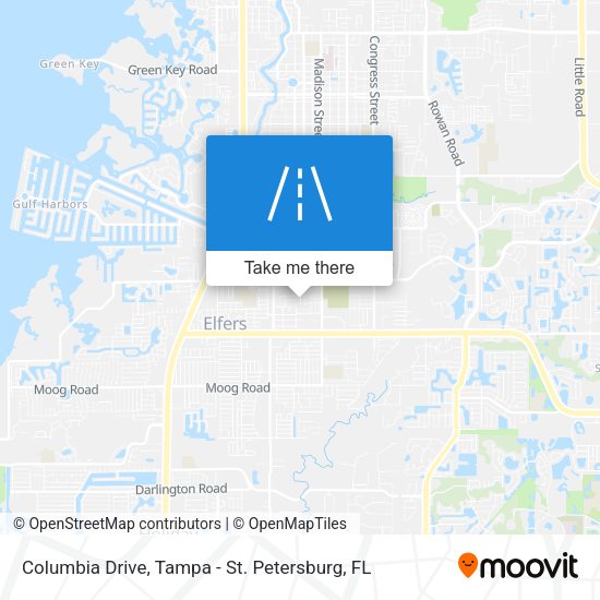 Columbia Drive map