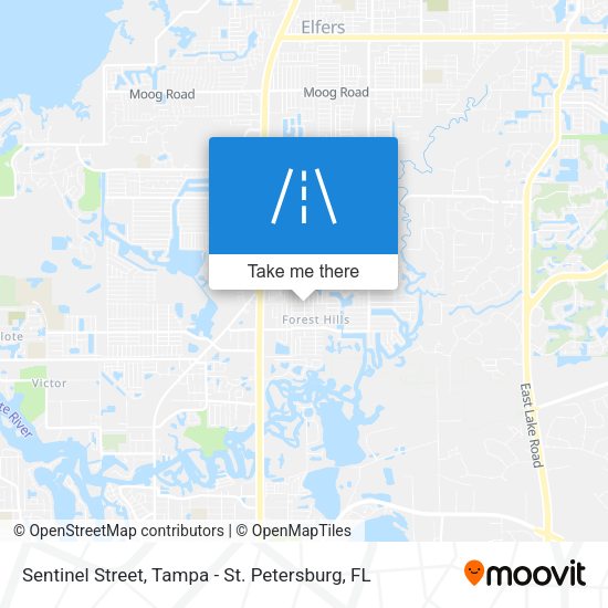 Mapa de Sentinel Street