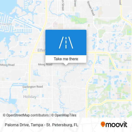 Mapa de Paloma Drive