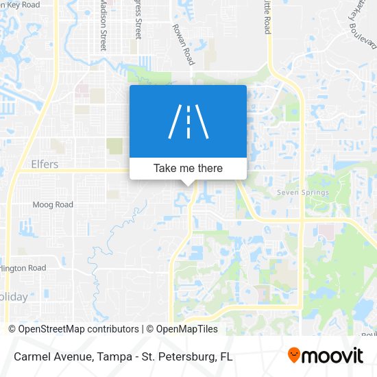 Carmel Avenue map