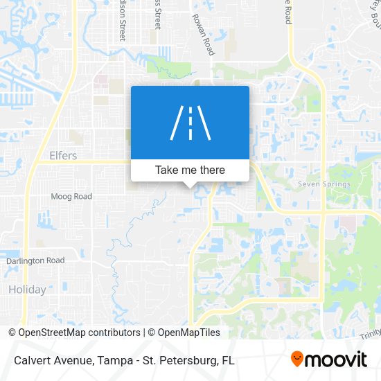 Calvert Avenue map