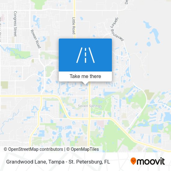 Grandwood Lane map