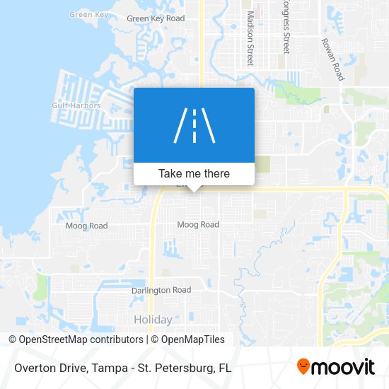 Overton Drive map