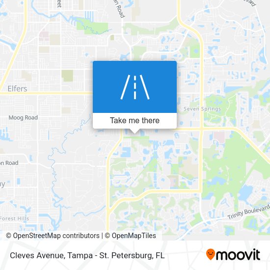 Cleves Avenue map