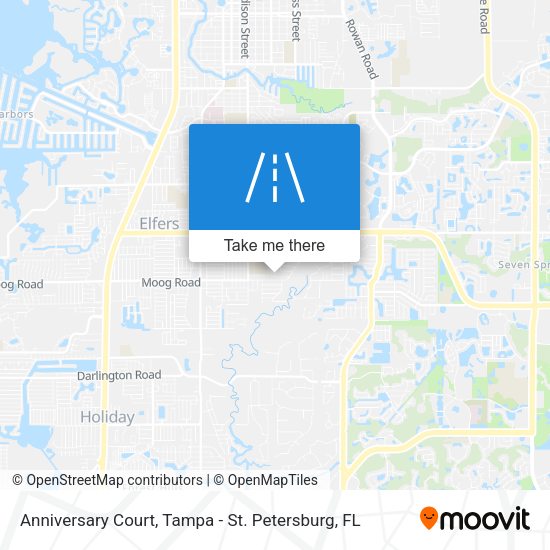 Anniversary Court map
