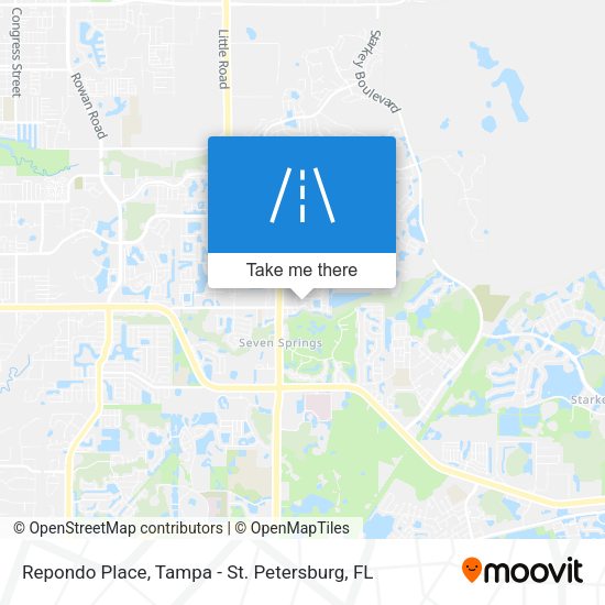 Repondo Place map