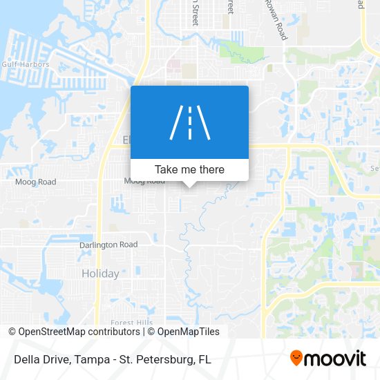 Della Drive map