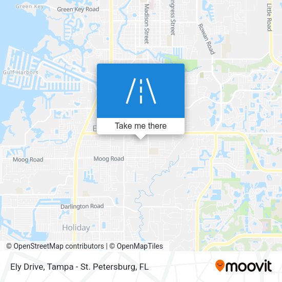 Mapa de Ely Drive