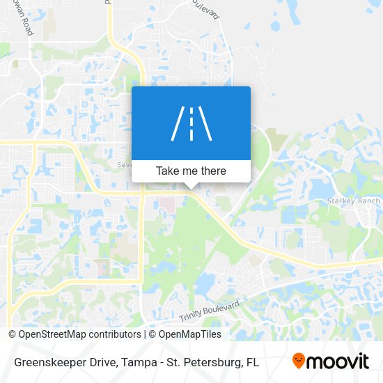 Mapa de Greenskeeper Drive