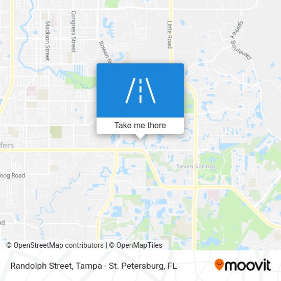 Randolph Street map