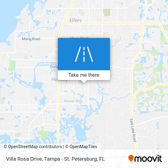 Mapa de Villa Rosa Drive