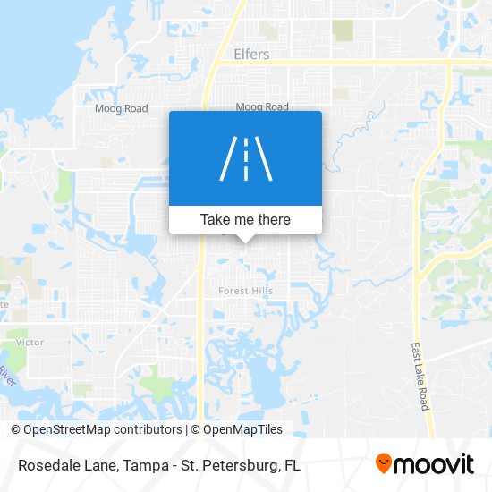 Mapa de Rosedale Lane