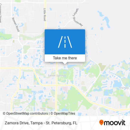 Mapa de Zamora Drive