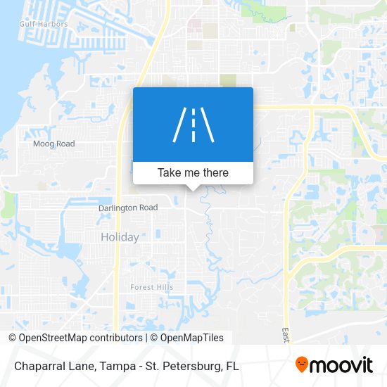 Mapa de Chaparral Lane