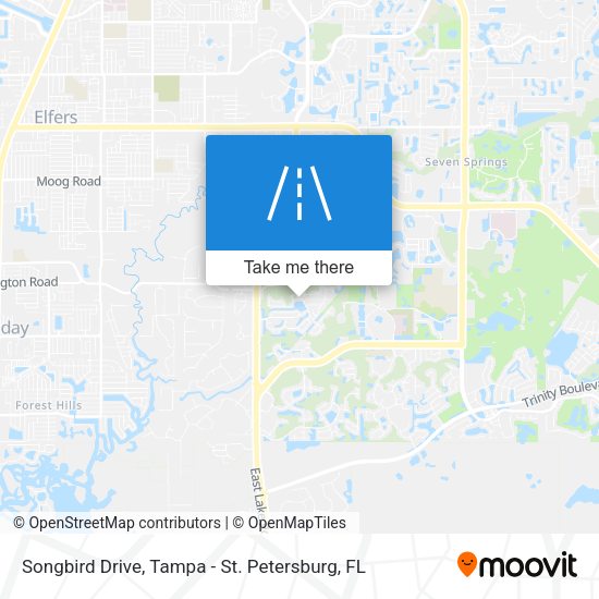 Songbird Drive map