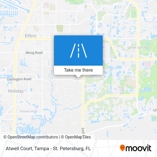 Mapa de Atwell Court